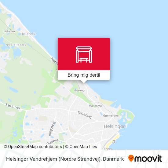 Helsingør Vandrehjem (Nordre Strandvej) kort
