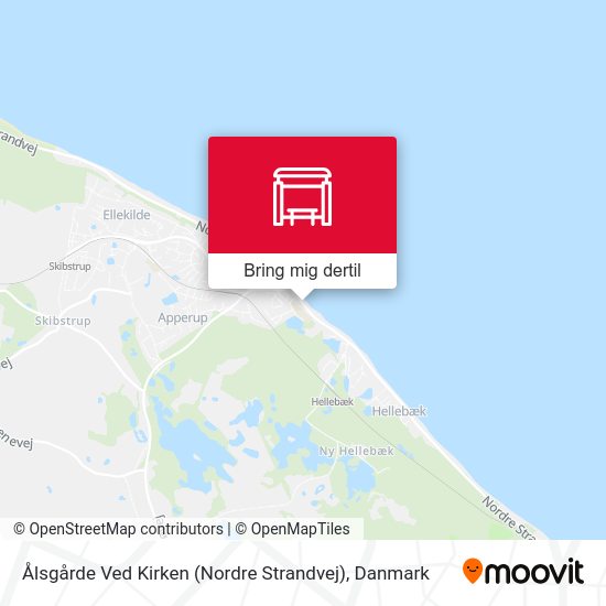 Ålsgårde Ved Kirken (Nordre Strandvej) kort