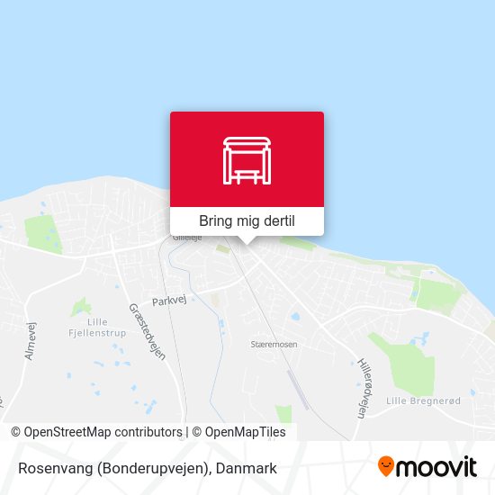 Rosenvang (Bonderupvejen) kort