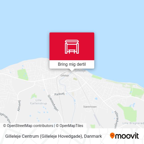 Gilleleje Centrum (Gilleleje Hovedgade) kort