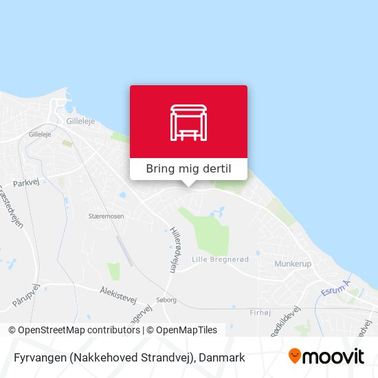 Fyrvangen (Nakkehoved Strandvej) kort