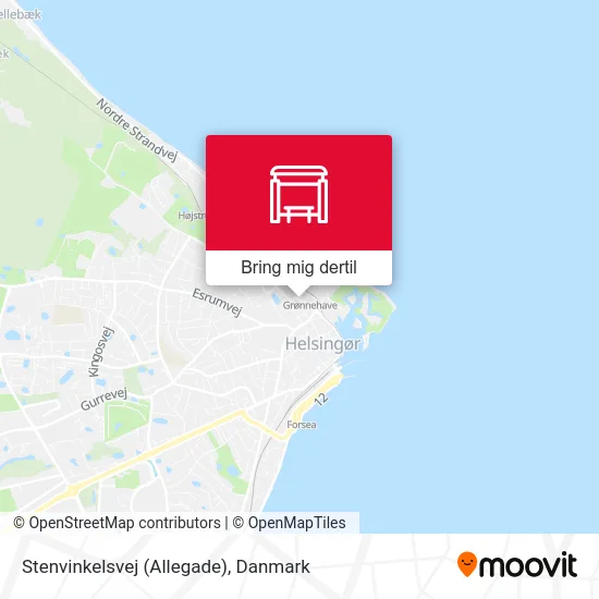 Stenvinkelsvej (Allegade) kort