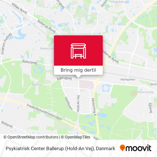 Psykiatrisk Center Ballerup (Hold-An Vej) kort