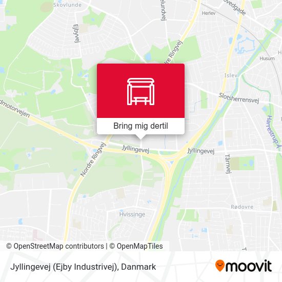 Jyllingevej (Ejby Industrivej) kort