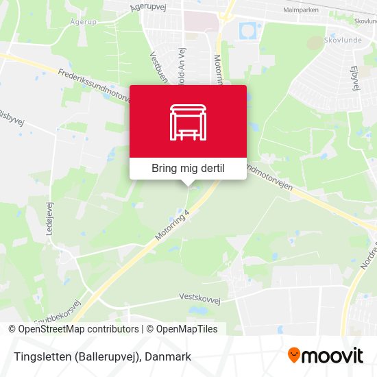 Tingsletten (Ballerupvej) kort