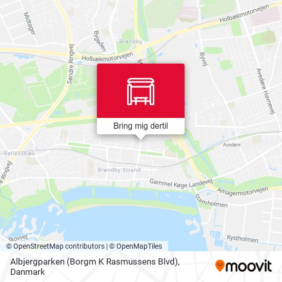Albjergparken (Borgm K Rasmussens Blvd) kort