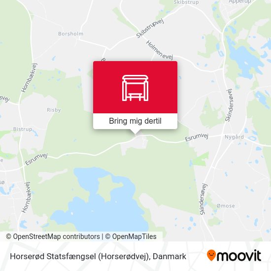 Horserød Statsfængsel (Horserødvej) kort