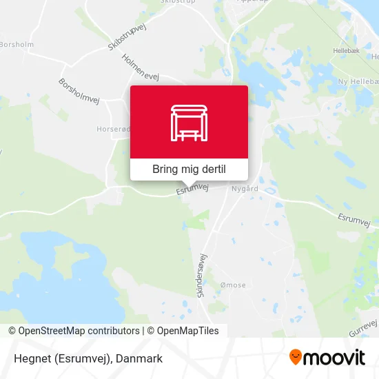 Hegnet (Esrumvej) kort