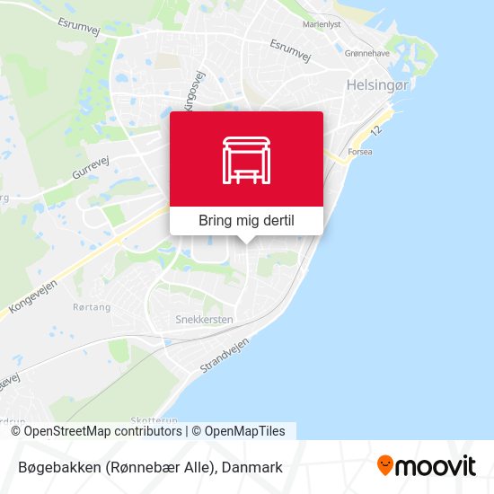 Bøgebakken (Rønnebær Alle) kort