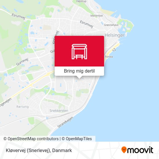 Kløvervej (Snerlevej) kort