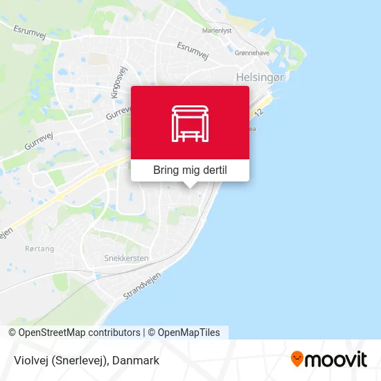 Violvej (Snerlevej) kort