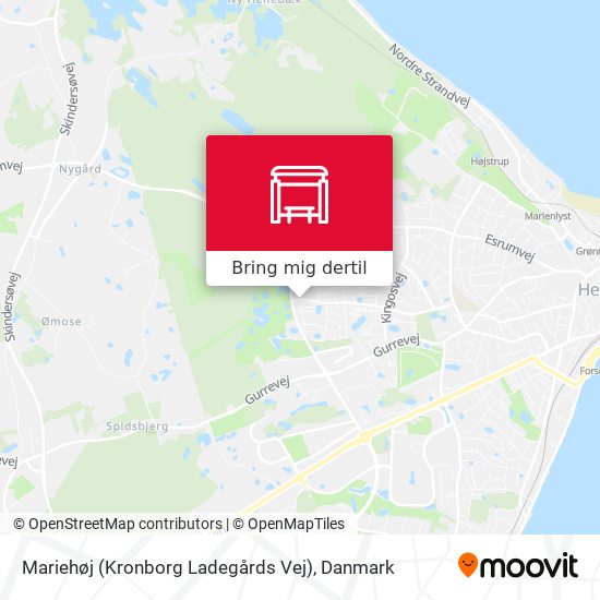 Mariehøj (Kronborg Ladegårds Vej) kort