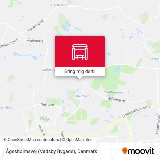 Ågesholmsvej (Vadsby Bygade) kort