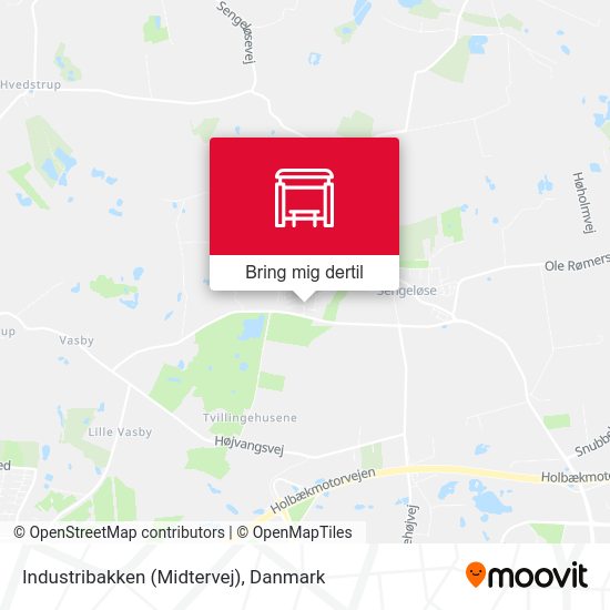 Industribakken (Midtervej) kort