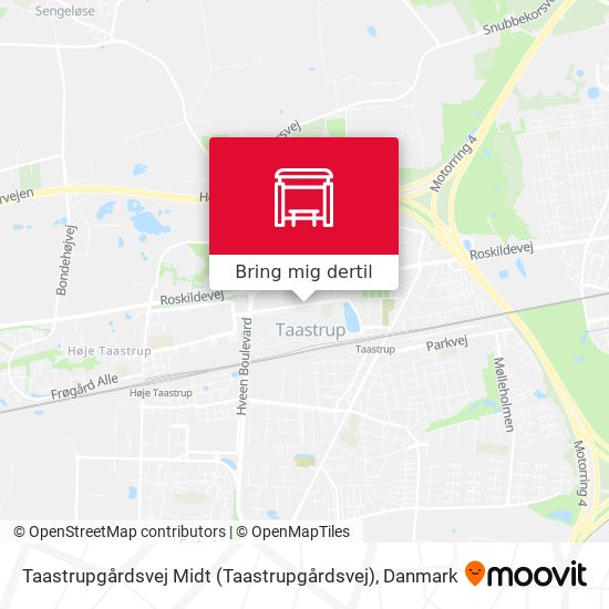 Taastrupgårdsvej Midt kort