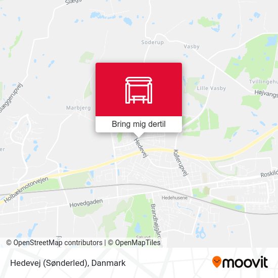 Hedevej (Sønderled) kort
