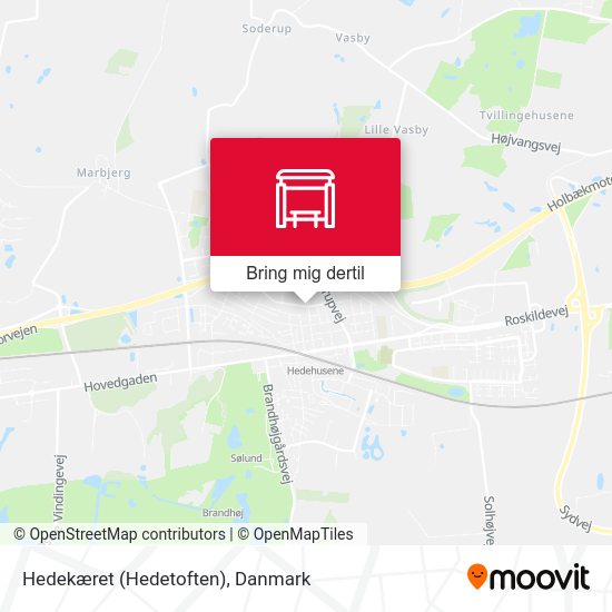 Hedekæret (Hedetoften) kort