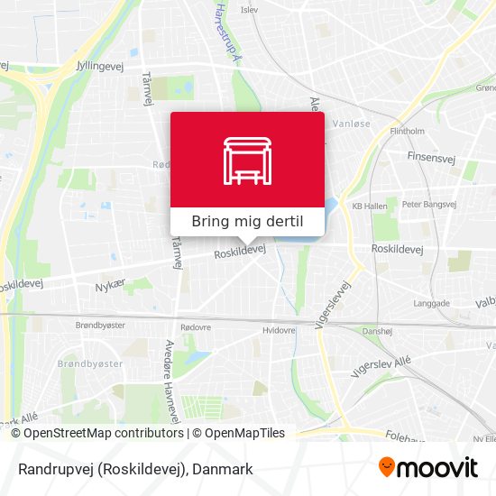 Randrupvej (Roskildevej) kort