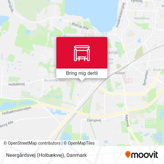 Neergårdsvej (Holbækvej) kort
