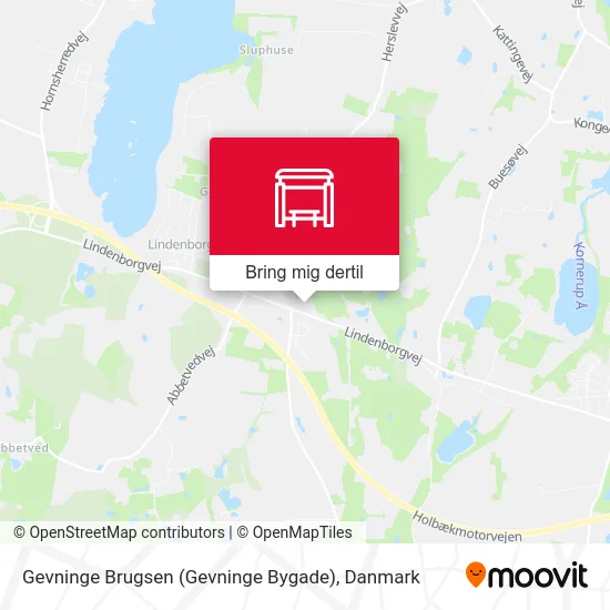 Gevninge Brugsen (Gevninge Bygade) kort