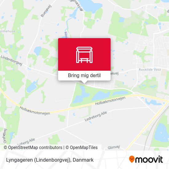 Lyngageren (Lindenborgvej) kort