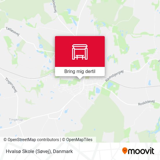 Hvalsø Skole (Søvej) kort