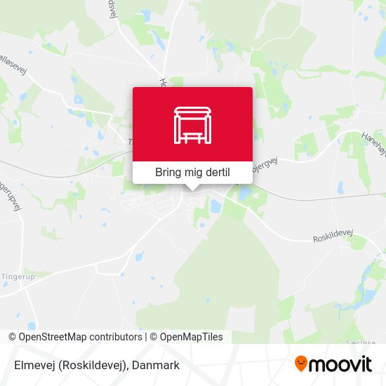 Elmevej (Roskildevej) kort