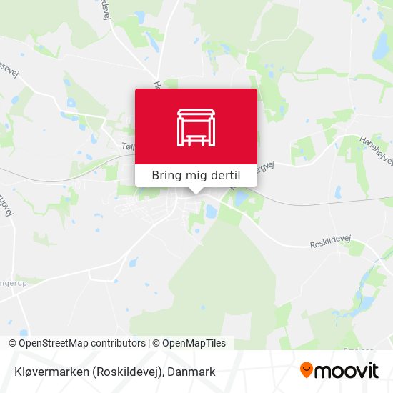Kløvermarken (Roskildevej) kort