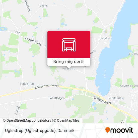 Uglestrup (Uglestrupgade) kort