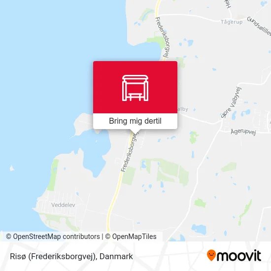 Risø (Frederiksborgvej) kort