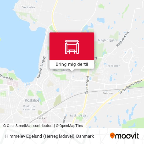 Himmelev Egelund (Herregårdsvej) kort