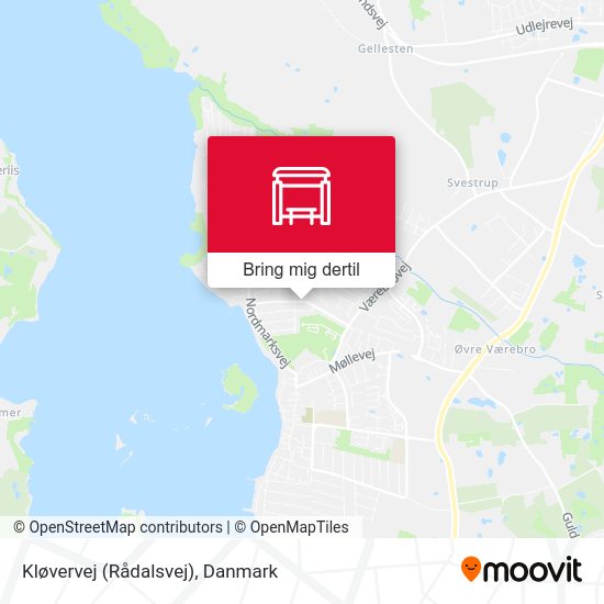 Kløvervej (Rådalsvej) kort