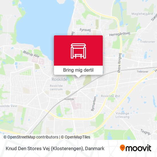 Knud Den Stores Vej (Klosterengen) kort