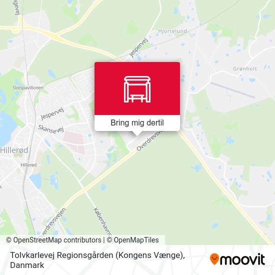 Tolvkarlevej Regionsgården (Kongens Vænge) kort