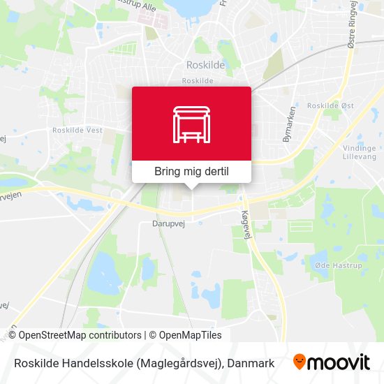 Roskilde Handelsskole (Maglegårdsvej) kort