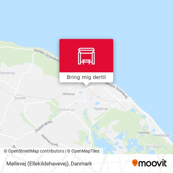 Møllevej (Ellekildehavevej) kort