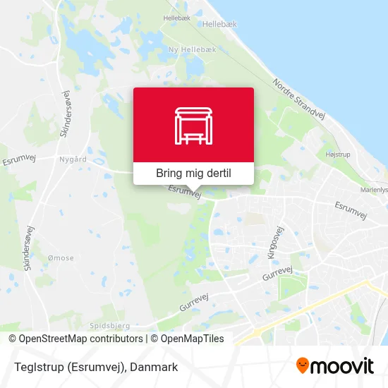 Teglstrup (Esrumvej) kort