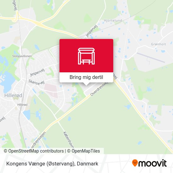 Kongens Vænge (Østervang) kort