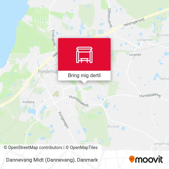Dannevang Midt kort