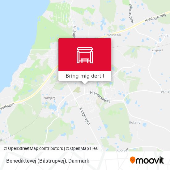 Benediktevej (Båstrupvej) kort