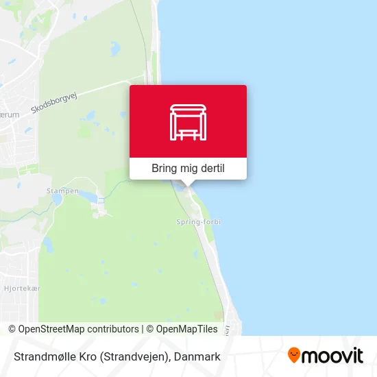 Strandmølle Kro (Strandvejen) kort