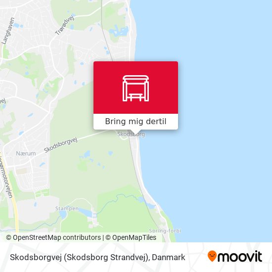 Skodsborgvej (Skodsborg Strandvej) kort