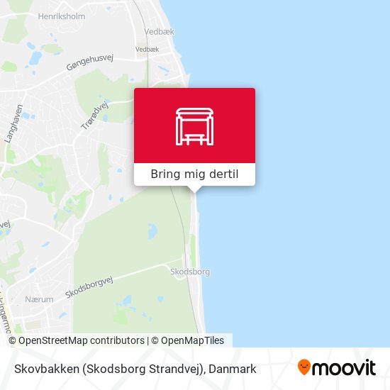 Skovbakken (Skodsborg Strandvej) kort
