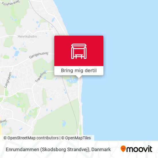Enrumdammen (Skodsborg Strandvej) kort