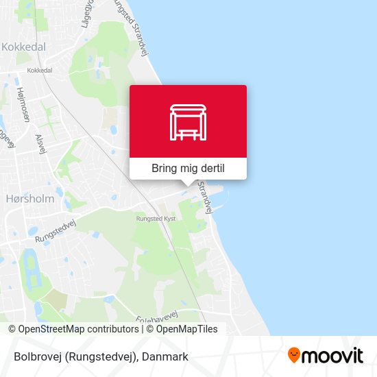 Bolbrovej (Rungstedvej) kort