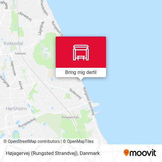 Højagervej (Rungsted Strandvej) kort