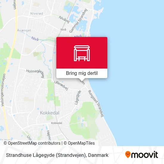 Strandhuse Lågegyde (Strandvejen) kort