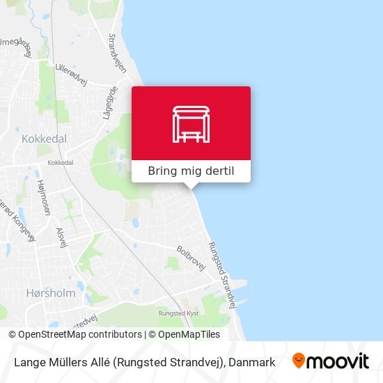 Lange Müllers Allé (Rungsted Strandvej) kort