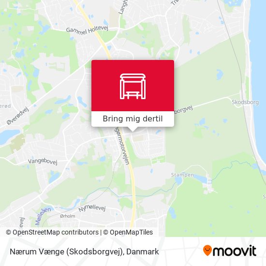 Nærum Vænge (Skodsborgvej) kort