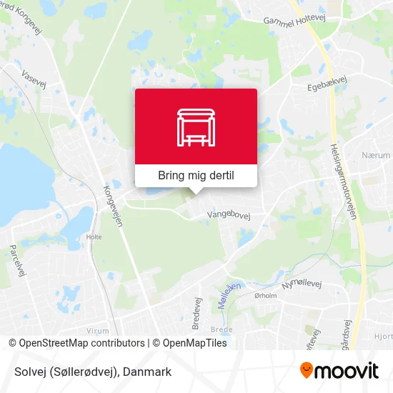 Solvej (Søllerødvej) kort
